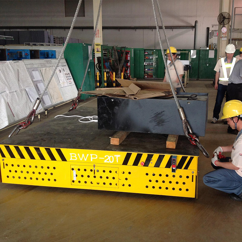 河南無軌電動(dòng)平車5t案例圖